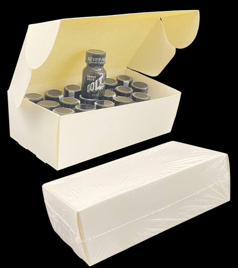 poppers Product packaging